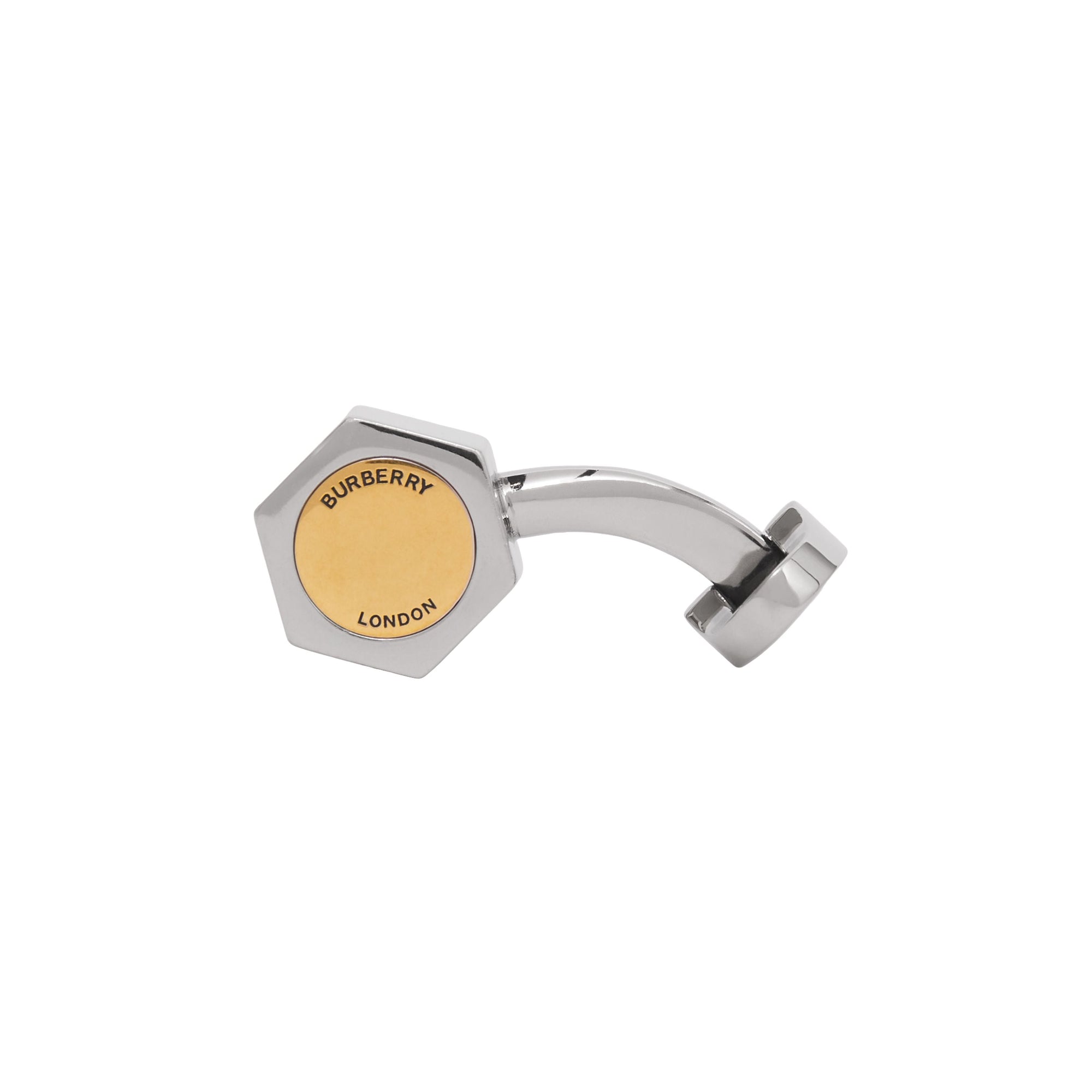 Boutons de manchette plaqués palladium en forme d'écrou - Palladio & Dark Brass