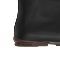 Bottines façon chaussettes en cuir Phoenix - Black & Ebony Brown