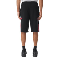 Short en laine à motif géométrique en intarsia - Black