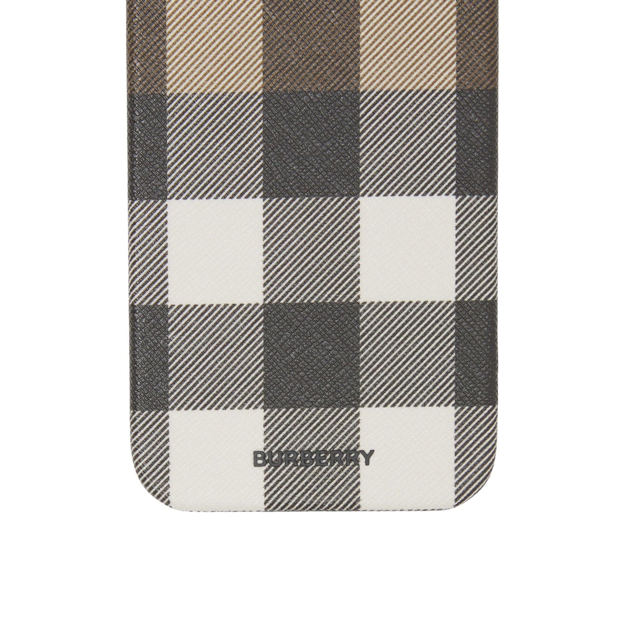 Coque pour iPhone 12 Pro check - Dark Birch Brown