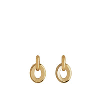 Boucles d'oreilles à découpe plaquées or - Light Gold