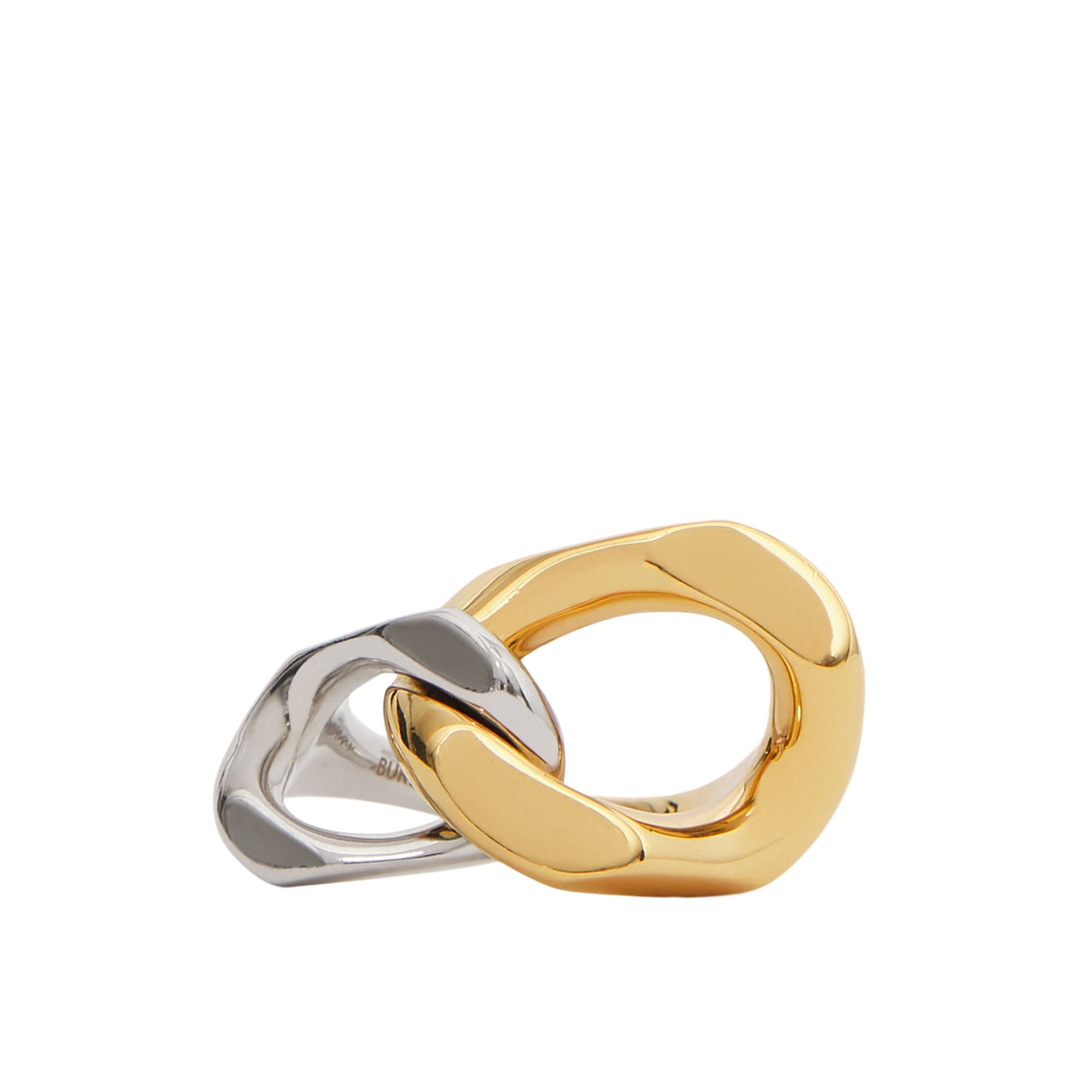 Bague à maillon plaquée or et palladium - Palladio & Light Gold