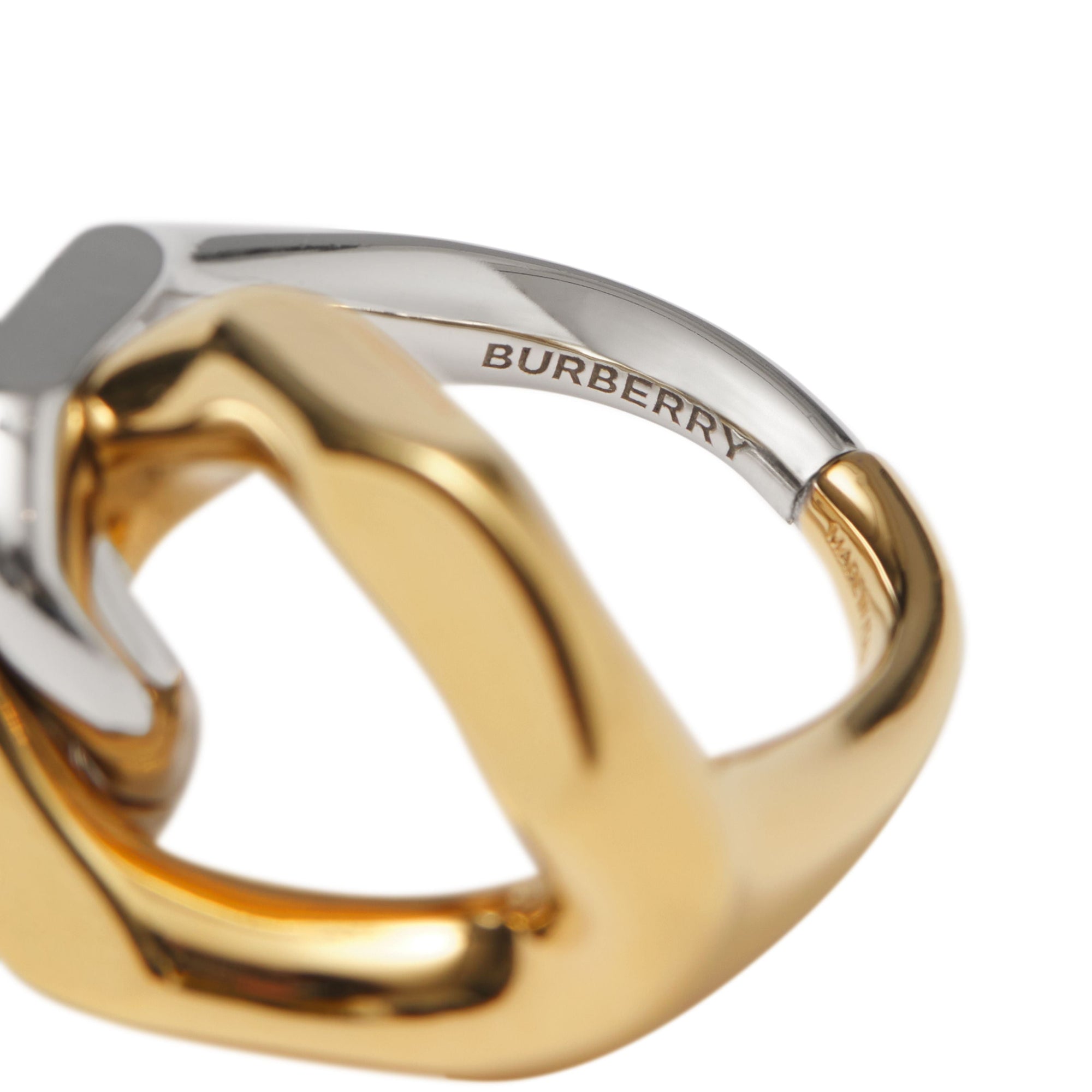Bague à maillon plaquée or et palladium - Palladio & Light Gold