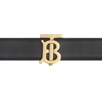 Ceinture réversible en cuir Monogram - Black & Malt Brown
