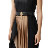 Ceinture en cuir Monogram - Black