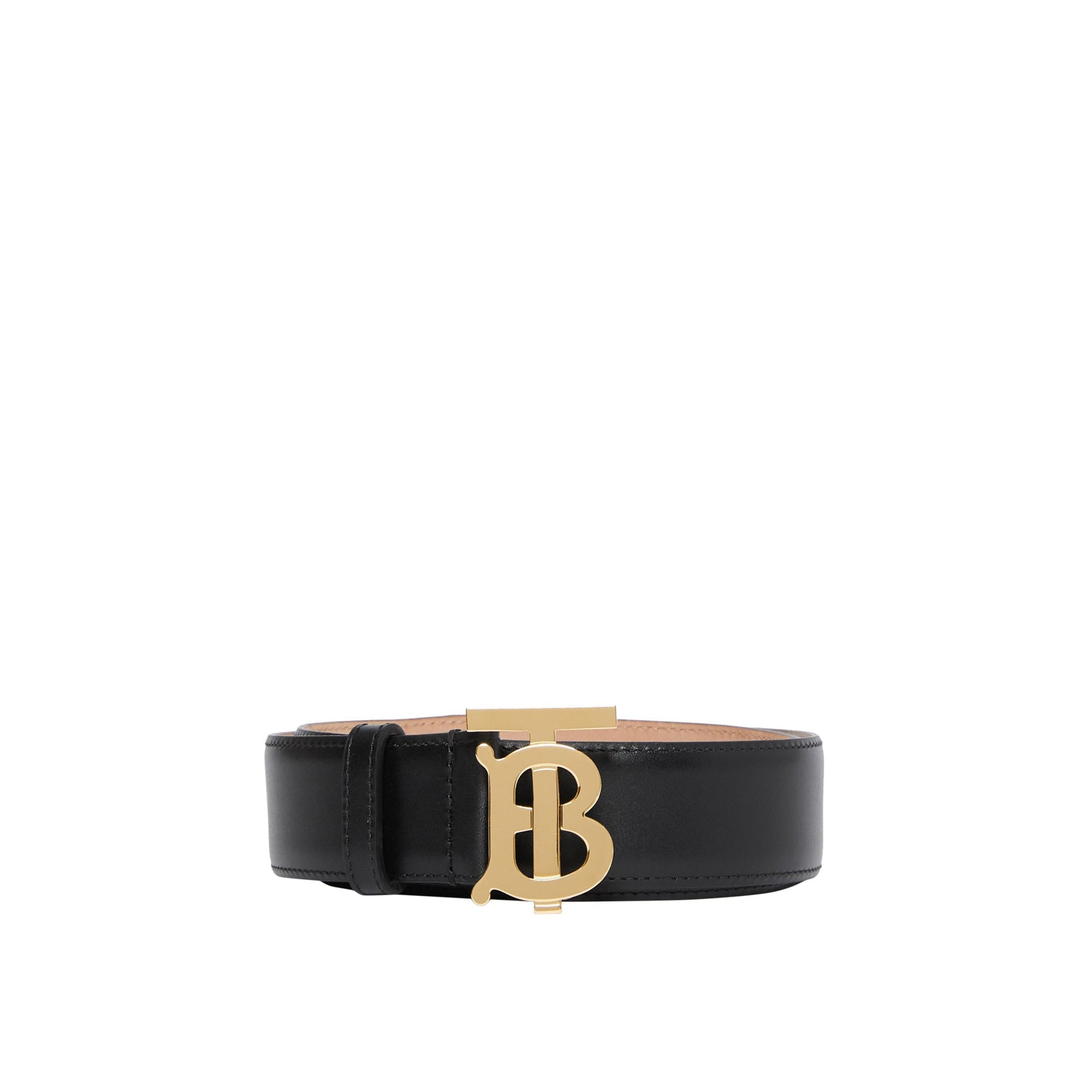 Ceinture en cuir Monogram - Black