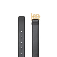 Ceinture en cuir Monogram - Black