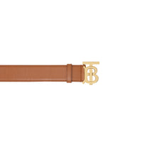 Ceinture en cuir Monogram - Tan