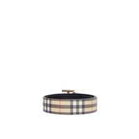 Ceinture Vintage check et Monogram - Archive Beige
