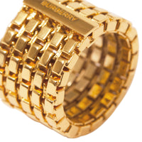 Bague à maillon plaquée or - Light Gold