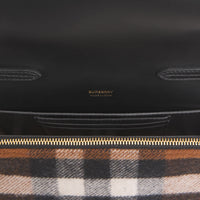 Petit sac à bandoulière en cachemire check - Birch Brown