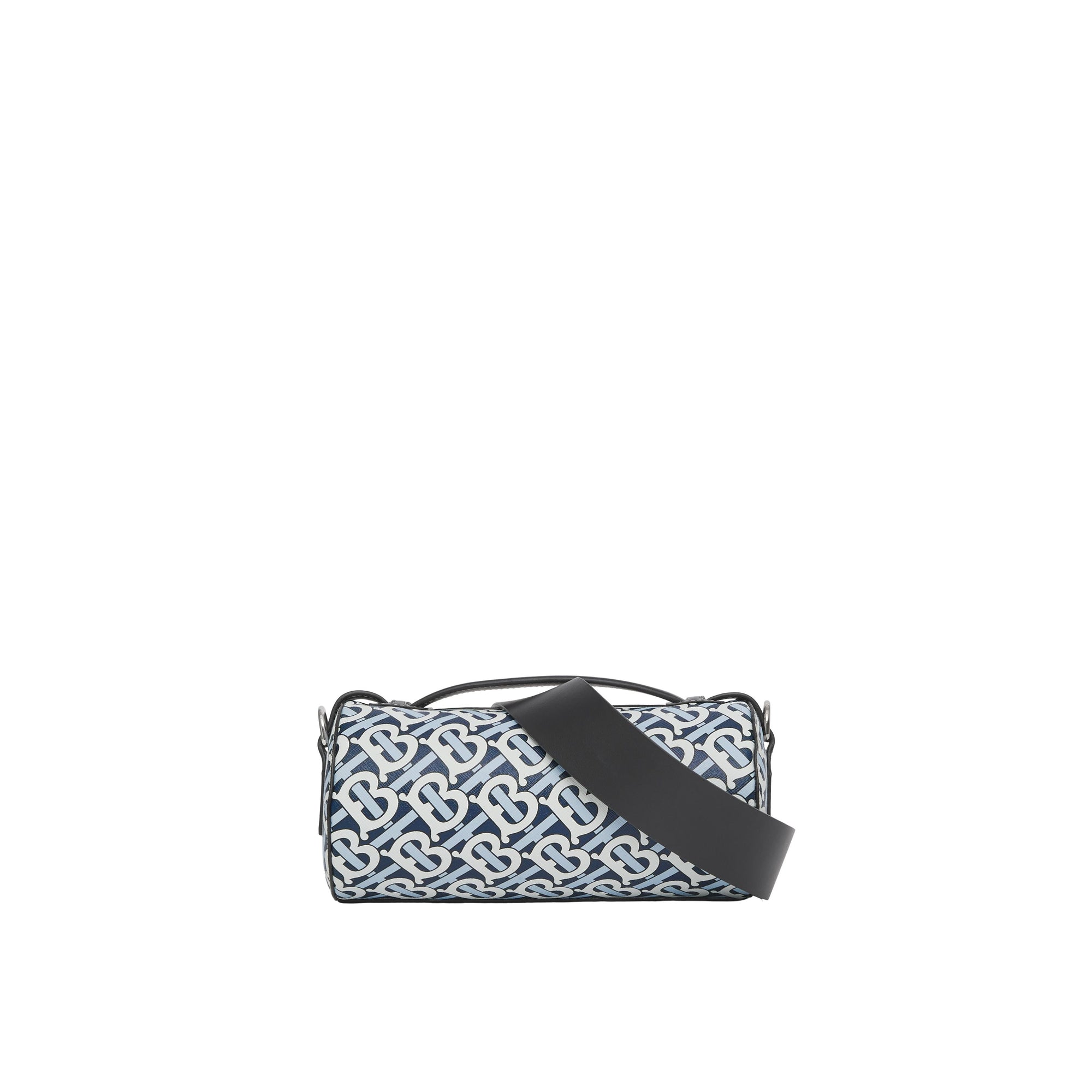 Sac The Barrel en toile écologique Monogram - Cobalt & White