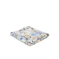 Couverture pour bébé en laine à imprimé floral - Pale Cream