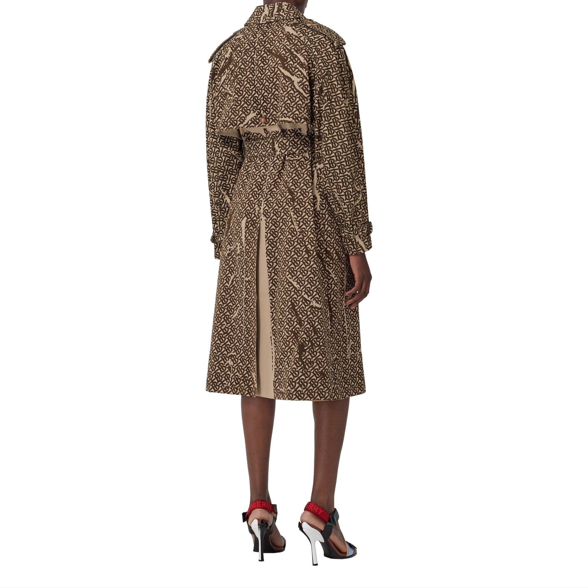 Trench en coton Monogram - Honey