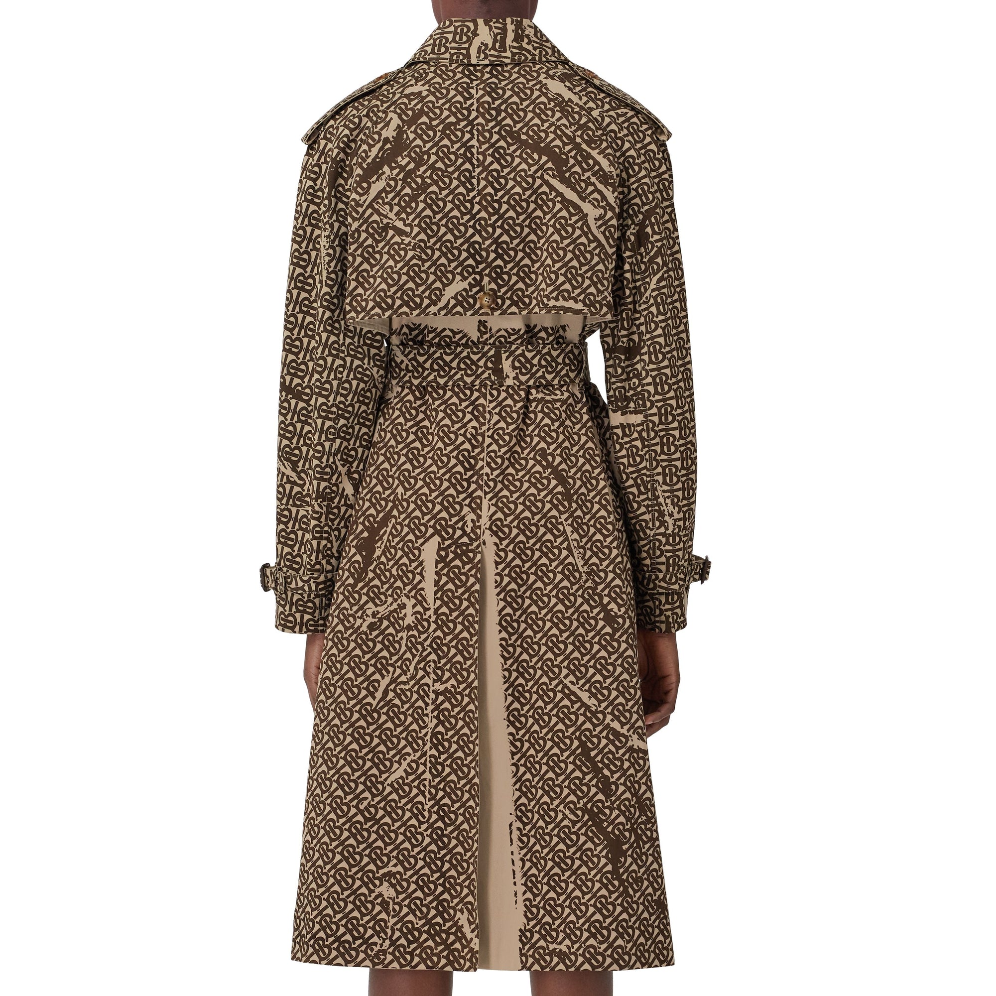 Trench en coton Monogram - Honey