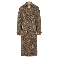 Trench en coton Monogram - Honey