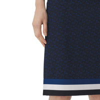 Jupe en laine mélangée Monogram - Deep Royal Blue