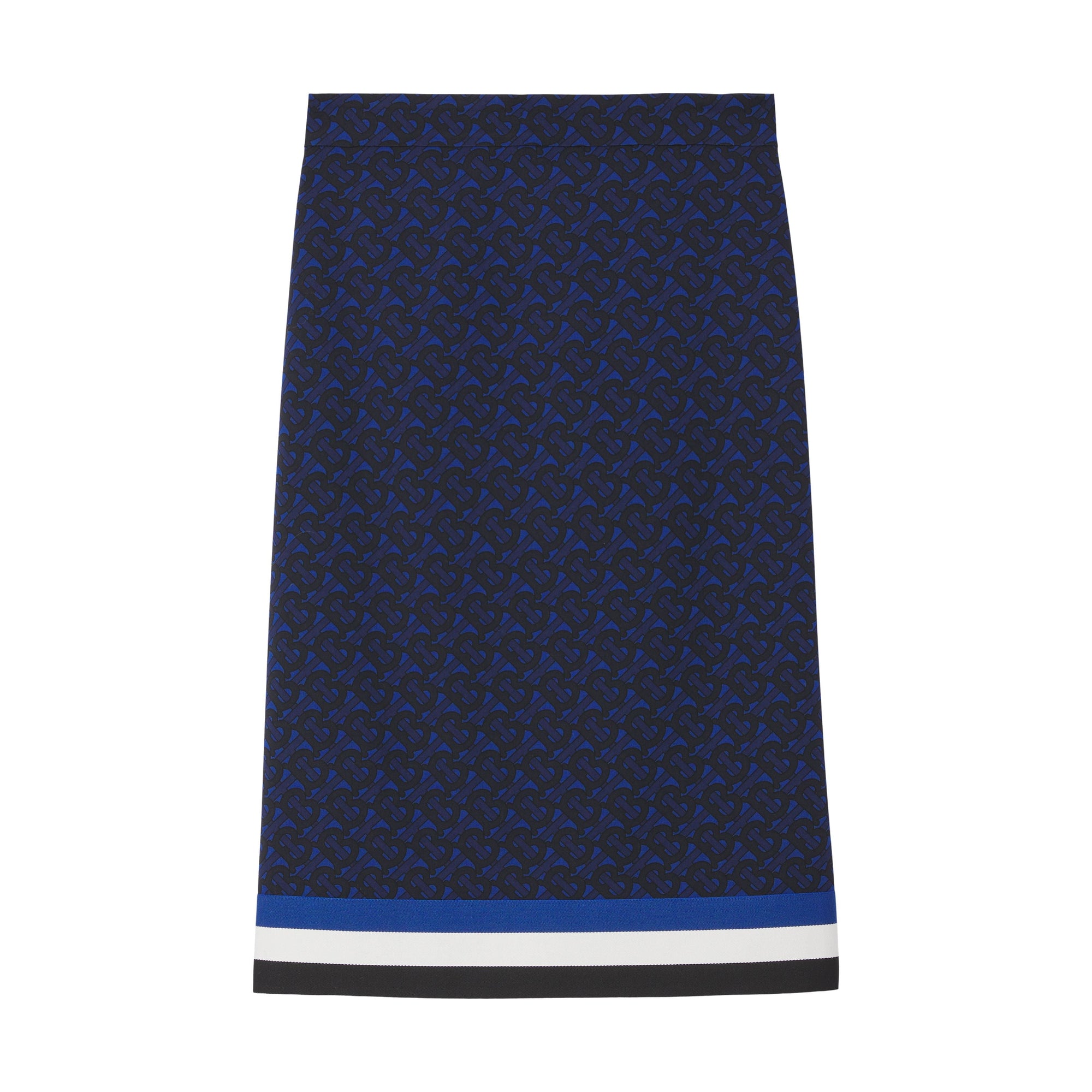 Jupe en laine mélangée Monogram - Deep Royal Blue