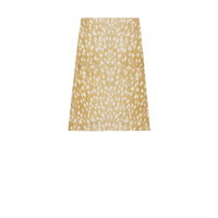 Jupe en soie extensible à imprimé cerf - Honey Beige