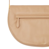 Sac Olympia extra-large en cuir d'agneau plongé - Cool Beige