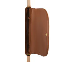 Sac Olympia extra-large en cuir d'agneau plongé - Cool Beige