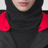 Cagoule en jersey de coton avec logo - Black