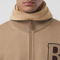 Cagoule en jersey de coton avec logo - Camel