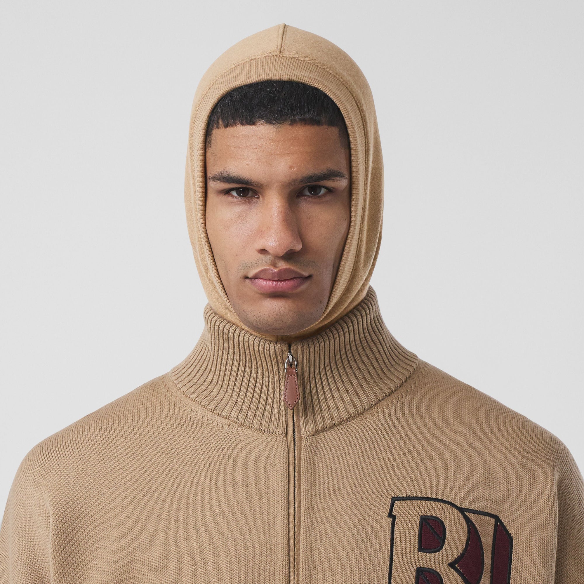Cagoule en jersey de coton avec logo - Camel