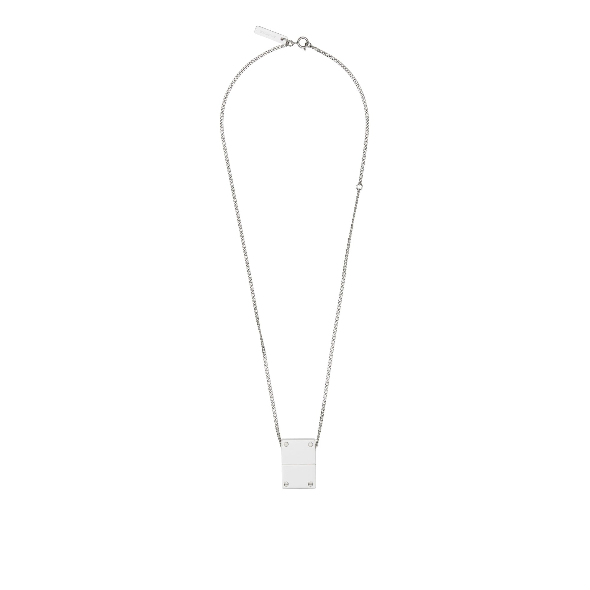 Collier avec fermoir plaqué palladium - Palladio