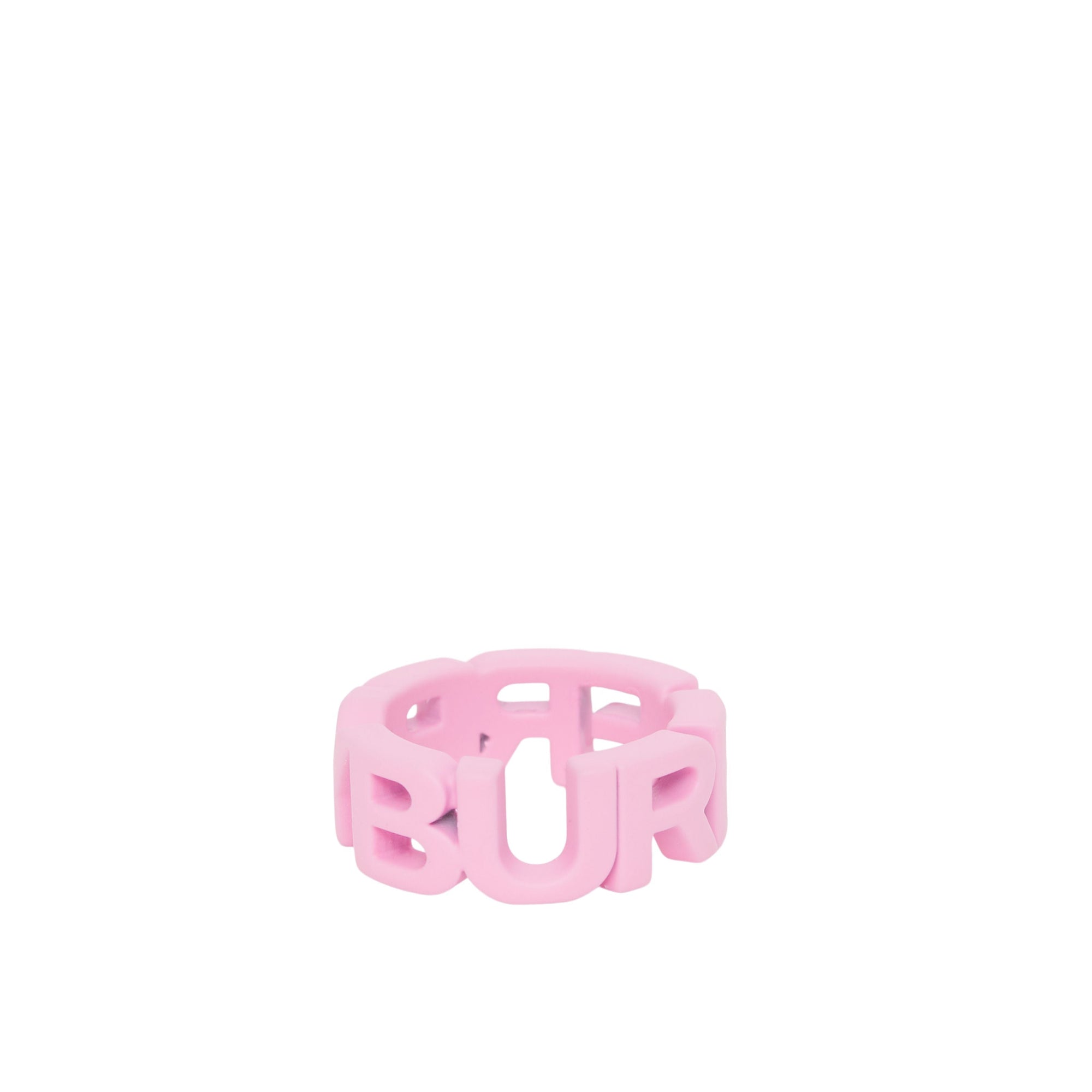 Bague à logo vernie - Primrose Pink