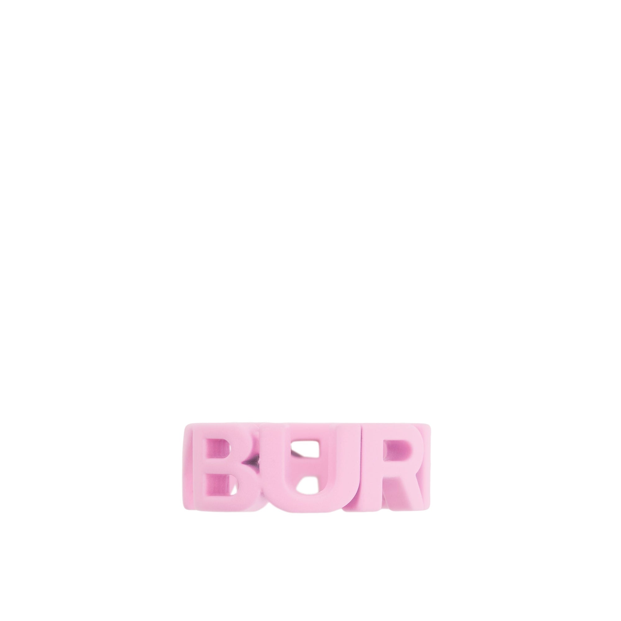 Bague à logo vernie - Primrose Pink