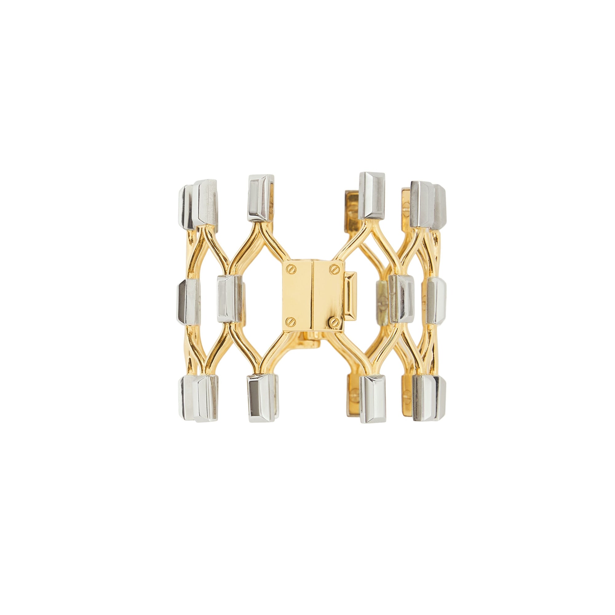Bracelet filet plaqué or et palladium - Gold & Palladio