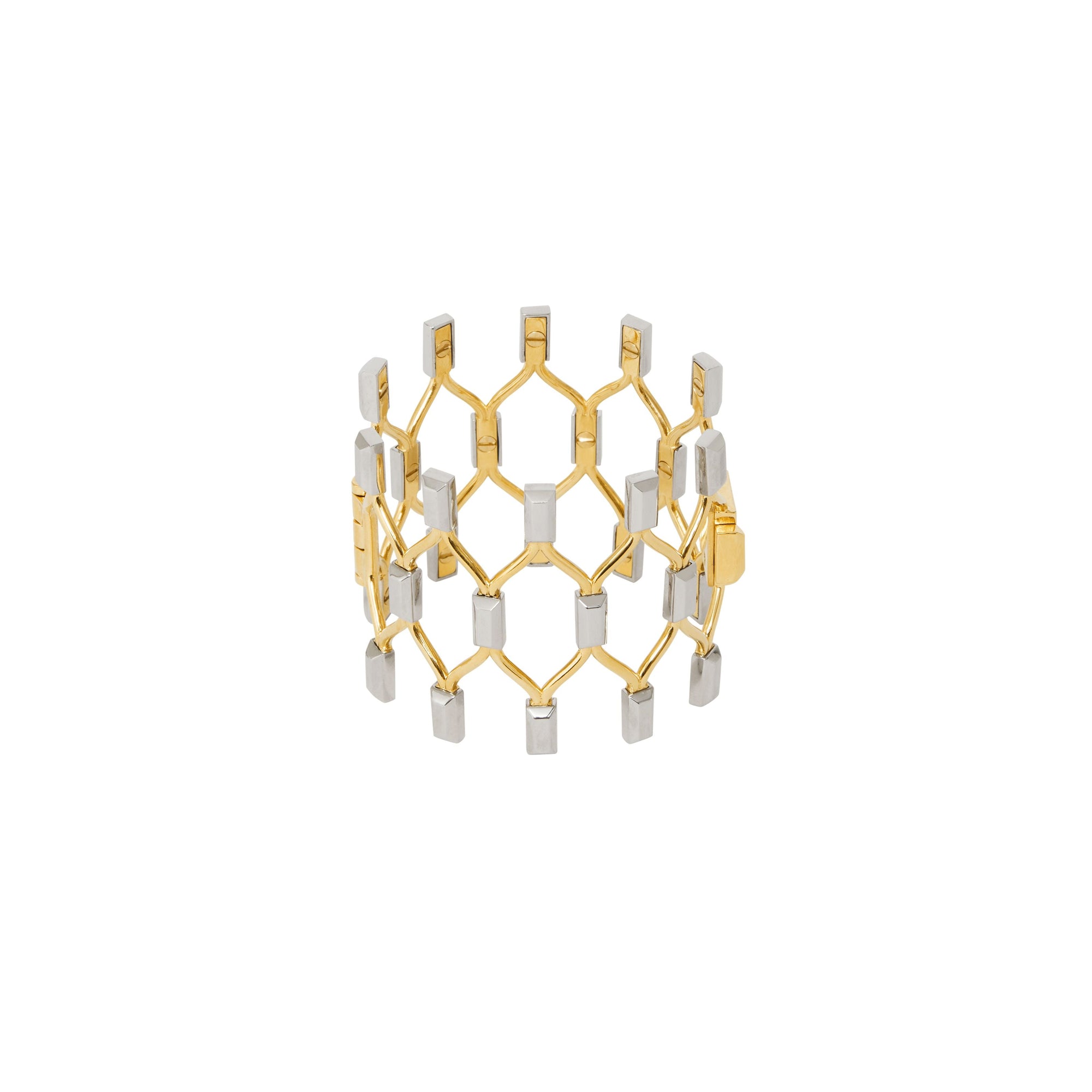 Bracelet filet plaqué or et palladium - Gold & Palladio