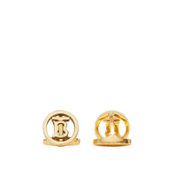 Boutons de manchette Monogram plaqués or - Light Gold