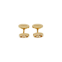 Boutons de manchette Monogram plaqués or - Light Gold