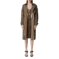 Robe combinaison en soie Monogram - Honey