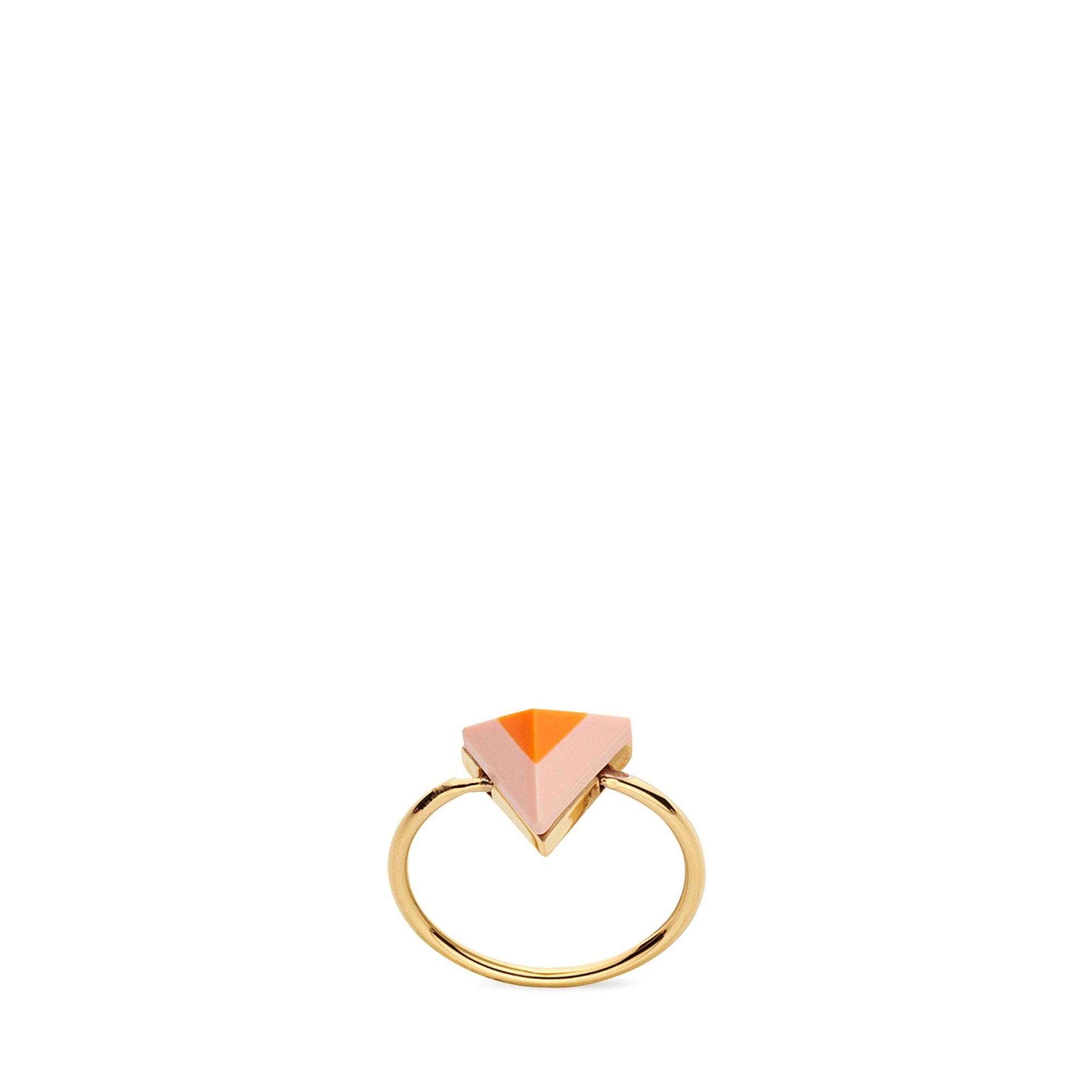 Bague Rainbow - Rose & Orange