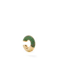 Mono boucle medium Fendioops - Or & Vert