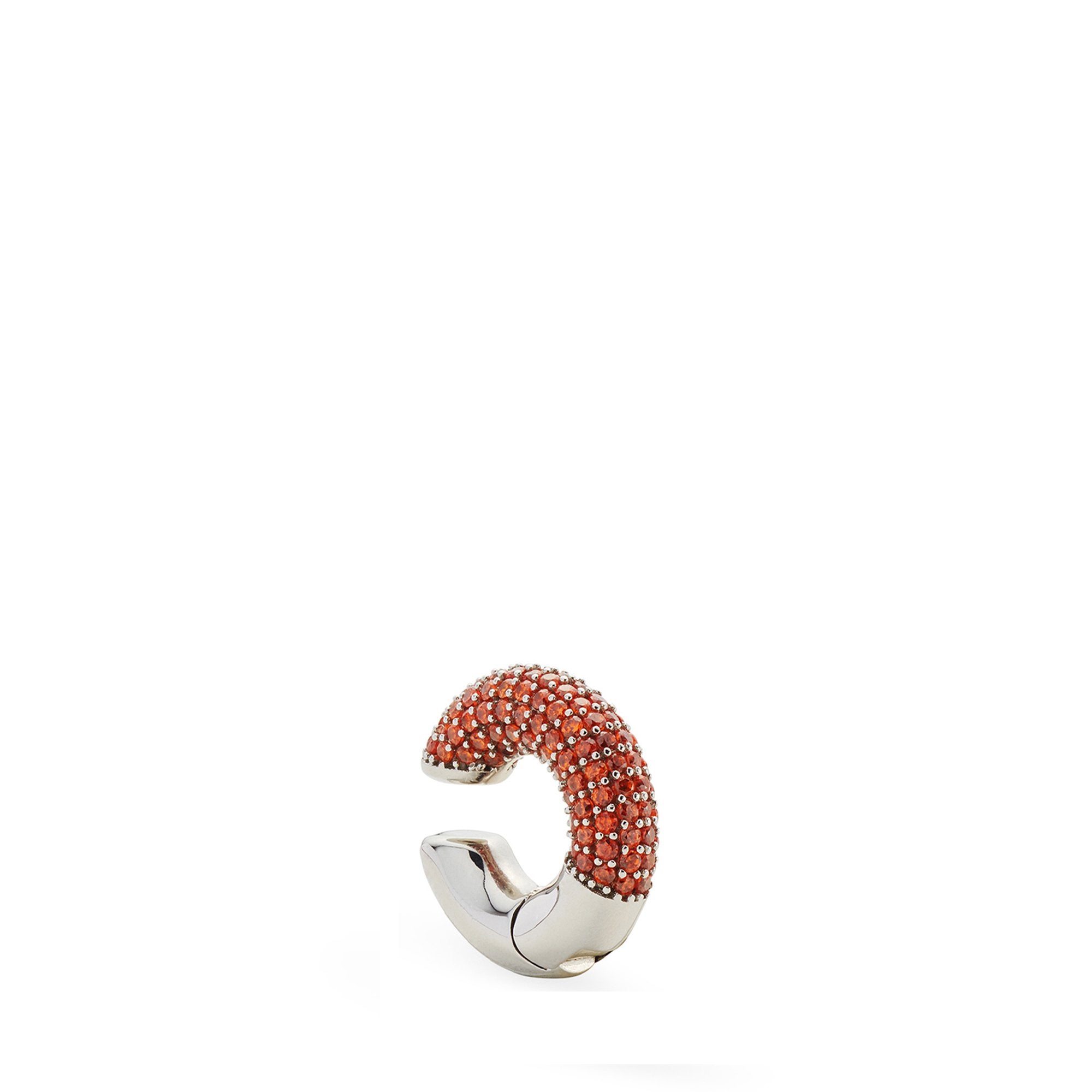Mono boucle medium Fendioops - Argent & Orange
