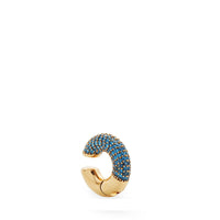 Mono boucle medium Fendioops - Or & Bleu