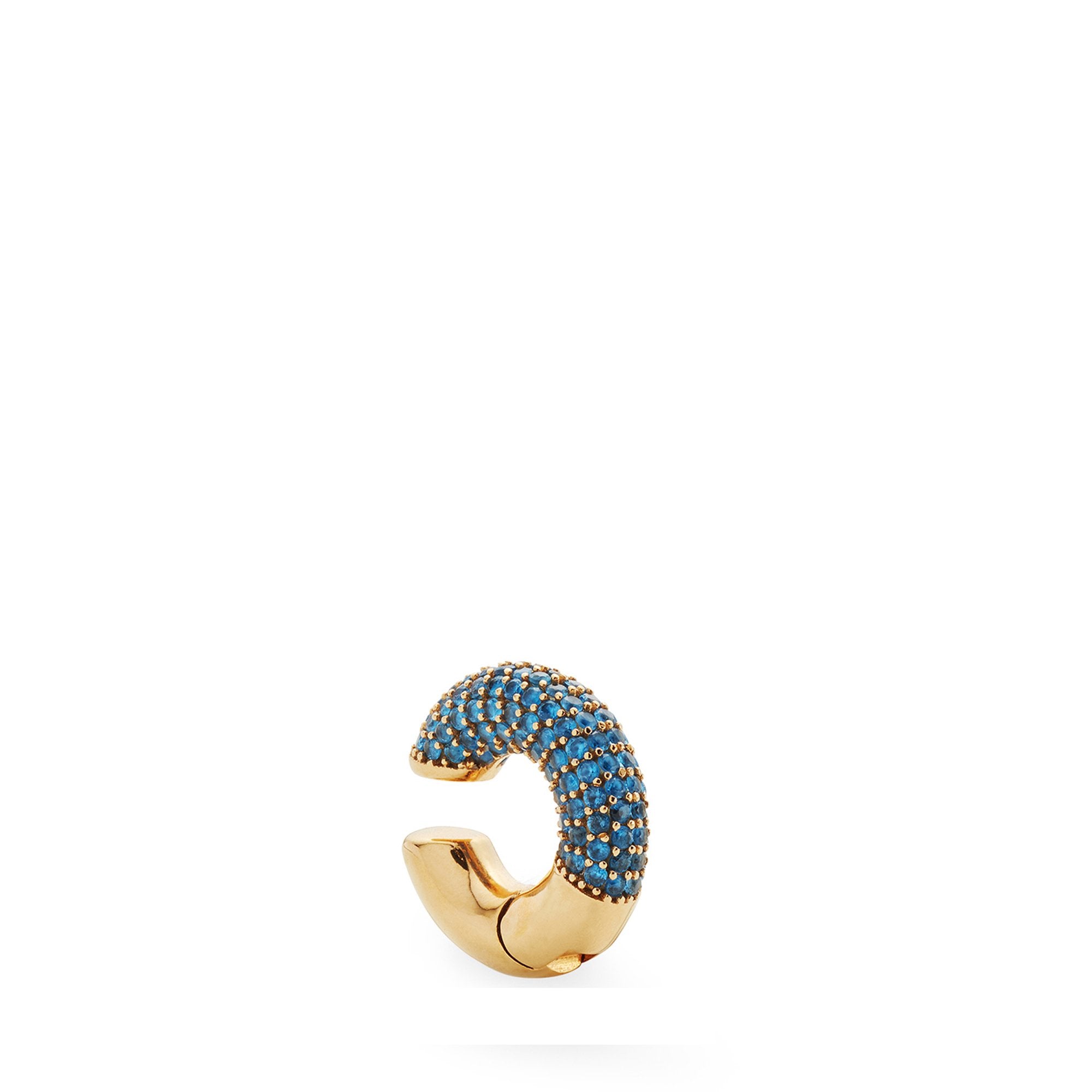 Mono boucle medium Fendioops - Or & Bleu
