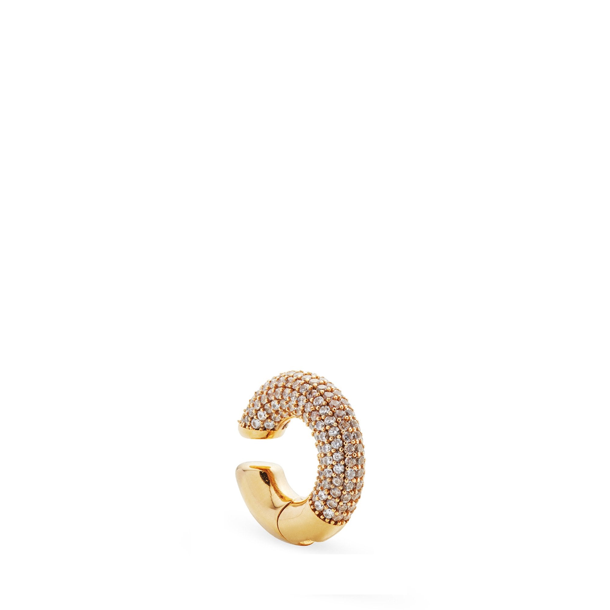 Grande mono boucle Fendioops - Or & Crystal