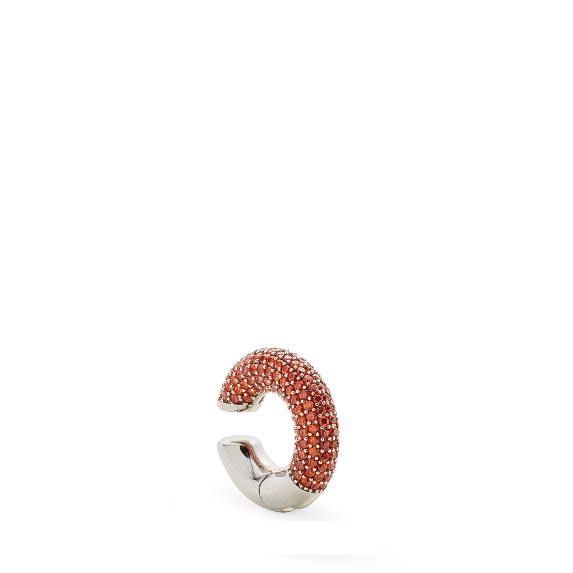 Grande mono boucle Fendioops - Argent & Orange
