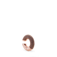 Grande mono boucle Fendioops - Or Rosée & Marron