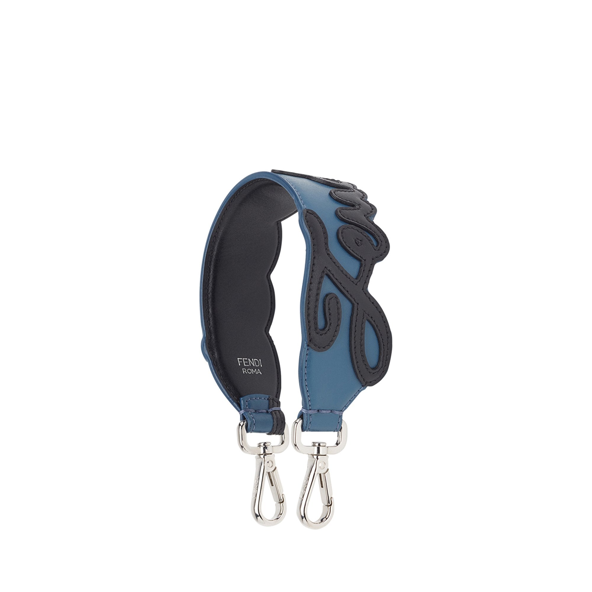 Mini Bandoulière de sac Strap You Love  - Bleu & Noir