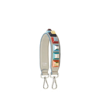 Mini Bandoulière de sac Strap You arc-en-ciel - Gris Poudré & Multicolore