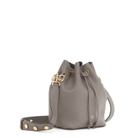 Sac Mon Tresor en cuir - Gris