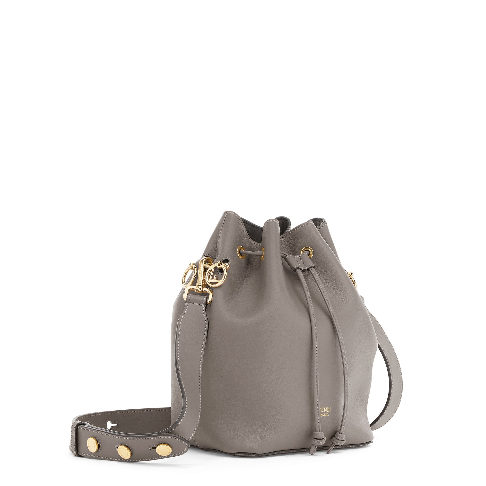 Sac Mon Tresor en cuir - Gris