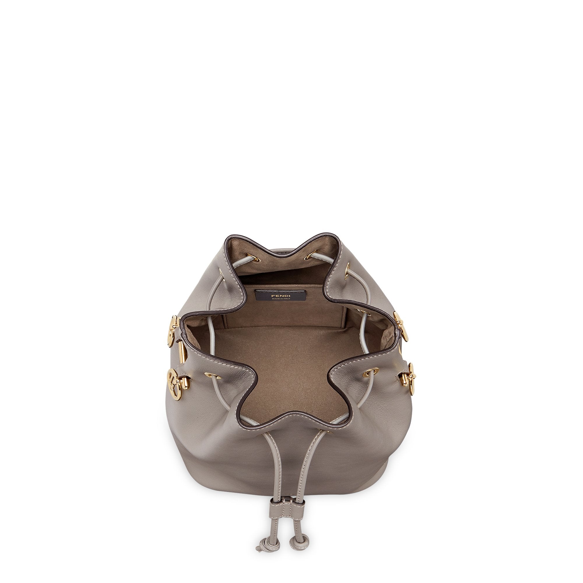 Sac Mon Tresor en cuir - Gris