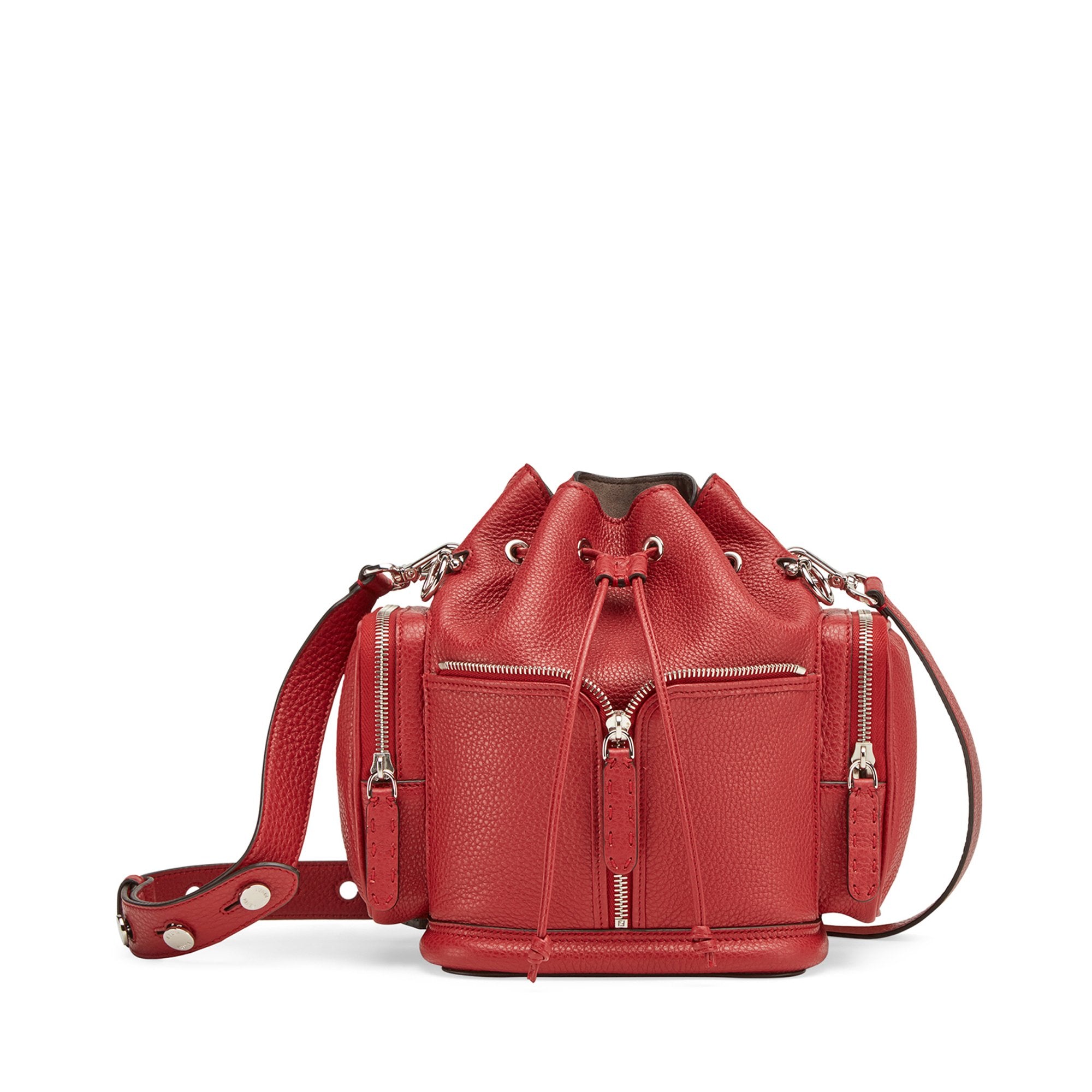 Sac Mon Tresor en cuir - Rouge